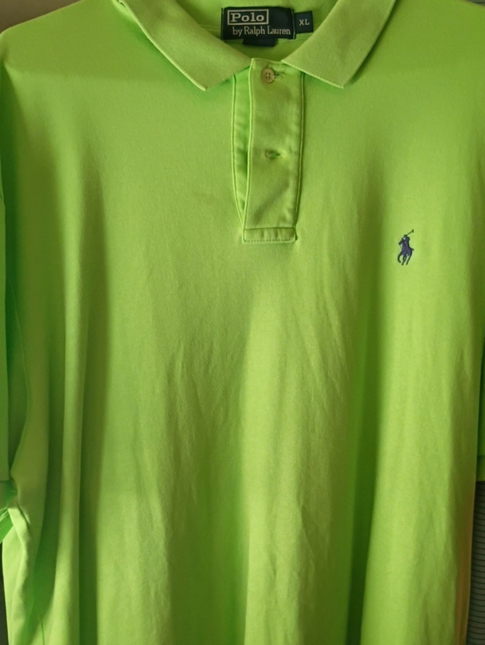 Polo by Ralph Lauren Lime Green Classic Polo Shirt